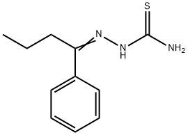 1-phenyl-1-butanone thiosemicarbazone Struktur