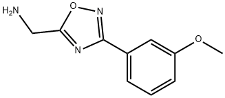 [3-(3-methoxyphenyl)-1,2,4-oxadiazol-5-yl]methanamine Struktur