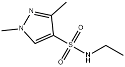 N-ethyl-1,3-dimethylpyrazole-4-sulfonamide Struktur