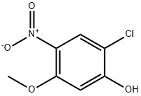 2-CHLORO-5-METHOXY-4-NITROPHENOL Struktur