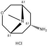 endo-7-amino-9-methyl-3-oxa-9-azabicyclo[3.3.1]nonane dihydrochloride Struktur