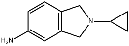 2-cyclopropyl-2,3-dihydro-1H-isoindol-5-amine Struktur