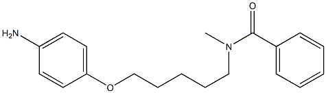 Benzamide,N-[5-(4-aminophenoxy)pentyl]-N-methyl- Struktur