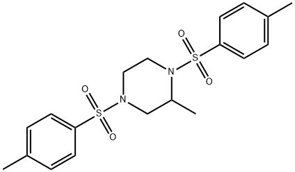 2-methyl-1,4-ditosylpiperazine Struktur