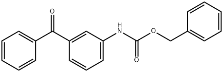 benzyl 3-benzoylphenylcarbamate Struktur