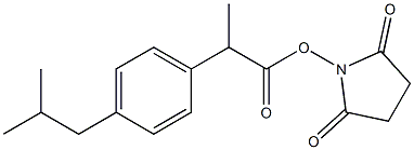 2,5-Pyrrolidinedione, 1-[2-[4-(2-methylpropyl)phenyl]-1-oxopropoxy]-