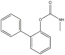 [1,1'-Biphenyl]-2-ol,2-(N-methylcarbamate) Struktur