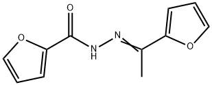 N-[(E)-1-(furan-2-yl)ethylideneamino]furan-2-carboxamide Struktur