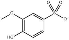 4-hydroxy-3-methoxybenzenesulfonate Struktur