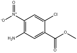 5-Amino-2-chloro-4-nitro-benzoic acid methyl ester Struktur