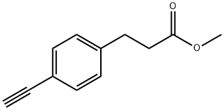 methyl 3-(4-ethynylphenyl)propanoate Struktur