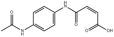 (Z)-4-((4-acetamidophenyl)amino)-4-oxobut-2-enoic acid Struktur