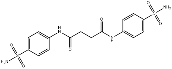 N,N'-bis[4-(aminosulfonyl)phenyl]succinamide Struktur