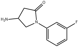 4-Amino-1-(3-fluorophenyl)pyrrolidin-2-one Structure