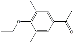 1-(4-ethoxy-3,5-dimethylphenyl)ethanone Struktur