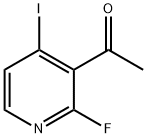 1-(2-FLUORO-4-IODO-3-PYRIDINYL)-ETHANONE Struktur