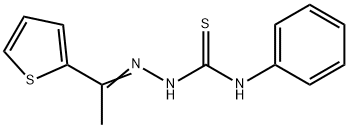 1-(2-thienyl)ethanone N-phenylthiosemicarbazone Struktur