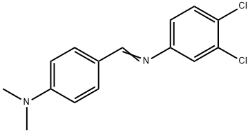 (3,4-dichlorophenyl)[4-(dimethylamino)benzylidene]amine Struktur