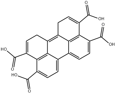 1,12-Dihydro-perylene-3,4,9,10-tetracarboxylic acid Struktur