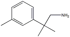 2-Methyl-2-m-tolyl-propylamine Struktur