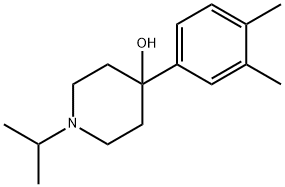 4-(3,4-DIMETHYLPHENYL)-1-ISOPROPYLPIPERIDIN-4-OL Struktur