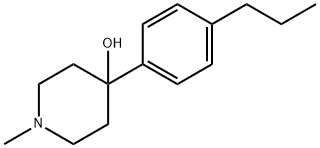 1-METHYL-4-(4-PROPYLPHENYL)PIPERIDIN-4-OL Struktur