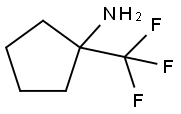 1-Trifluoromethyl-1-cyclopentylamine Struktur