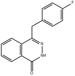 4-(4-fluorobenzyl)phthalazin-1(2H)-one Struktur