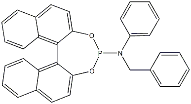 (11bR)-N-benzyl-N-phenyldinaphtho[2,1-d:1',2'-f][1,3,2]dioxaphosphepin-4-amine Struktur