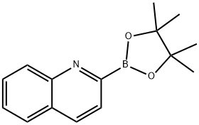 2-QUINOLINYL-BORONIC ACID PINACOL ESTER Struktur