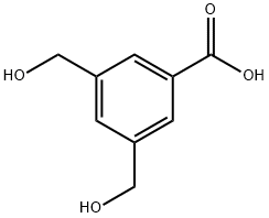 3,5-bis(hydroxylmethyl)benzoic acid Struktur