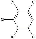 2,3,4,6-tetrachlorophenol Struktur