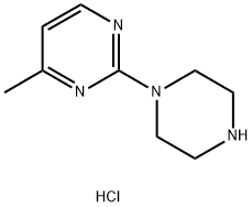 4-Methyl-2-(piperazin-1-yl)pyrimidine dihydrochloride Struktur