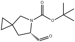 (S)-TERT-BUTYL 6-FORMYL-5-AZASPIRO[2.4]HEPTANE-5-CARBOXYLATE Struktur