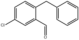 2-Benzyl-5-chlorobenzaldehyde Struktur