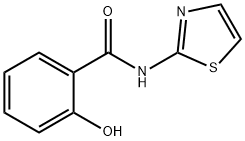 Benzamide, 2-hydroxy-N-2-thiazolyl- Struktur