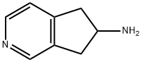 6,7-dihydro-5H-cyclopenta[c]pyridin-6-amine Struktur