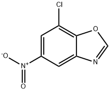 7-Chloro-5-nitro-benzooxazole Struktur