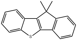 10,10-Dimethyl-10H-benzo[b]indeno[2,1-d]thiophene Struktur