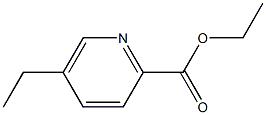 2-Pyridinecarboxylic acid, 5-ethyl-, ethyl ester Struktur