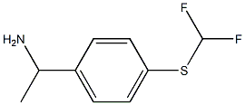 1-(4-(difluoromethylthio)phenyl)ethanamine Struktur