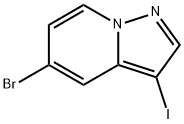 5-bromo-3-iodopyrazolo[1,5-a]pyridine Struktur