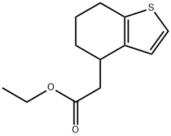 ETHYL 2-(4,5,6,7-TETRAHYDROBENZO[B]THIOPHEN-4-YL)ACETATE Struktur