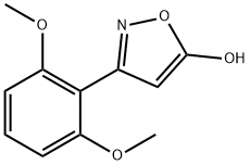 3-(2,6-dimethoxyphenyl)-1,2-oxazol-5-ol Struktur