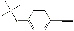 1-tert-Butylthio-4-ethynylbenzene Struktur