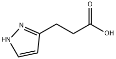 1H-Pyrazole-3-propanoic acid Struktur