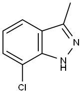 7-Chloro-3-methyl-1H-indazole Struktur