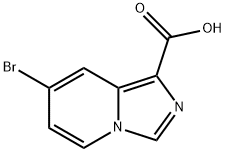 7-BROMOIMIDAZO[1,5-A]PYRIDINE-1-CARBOXYLIC ACID Struktur