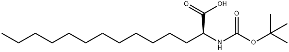 (S)-2-(Boc-amino)tetradecanoic acid Struktur