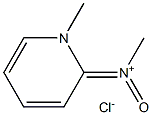 (1-methylpyridin-2-ylidene)methyl-oxoazanium:chloride Struktur